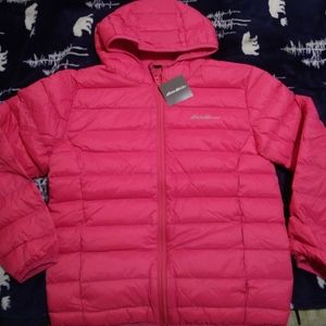 BRAND NEW W/TAGS Eddie Bauer Girl's Hooded Puffy Coat